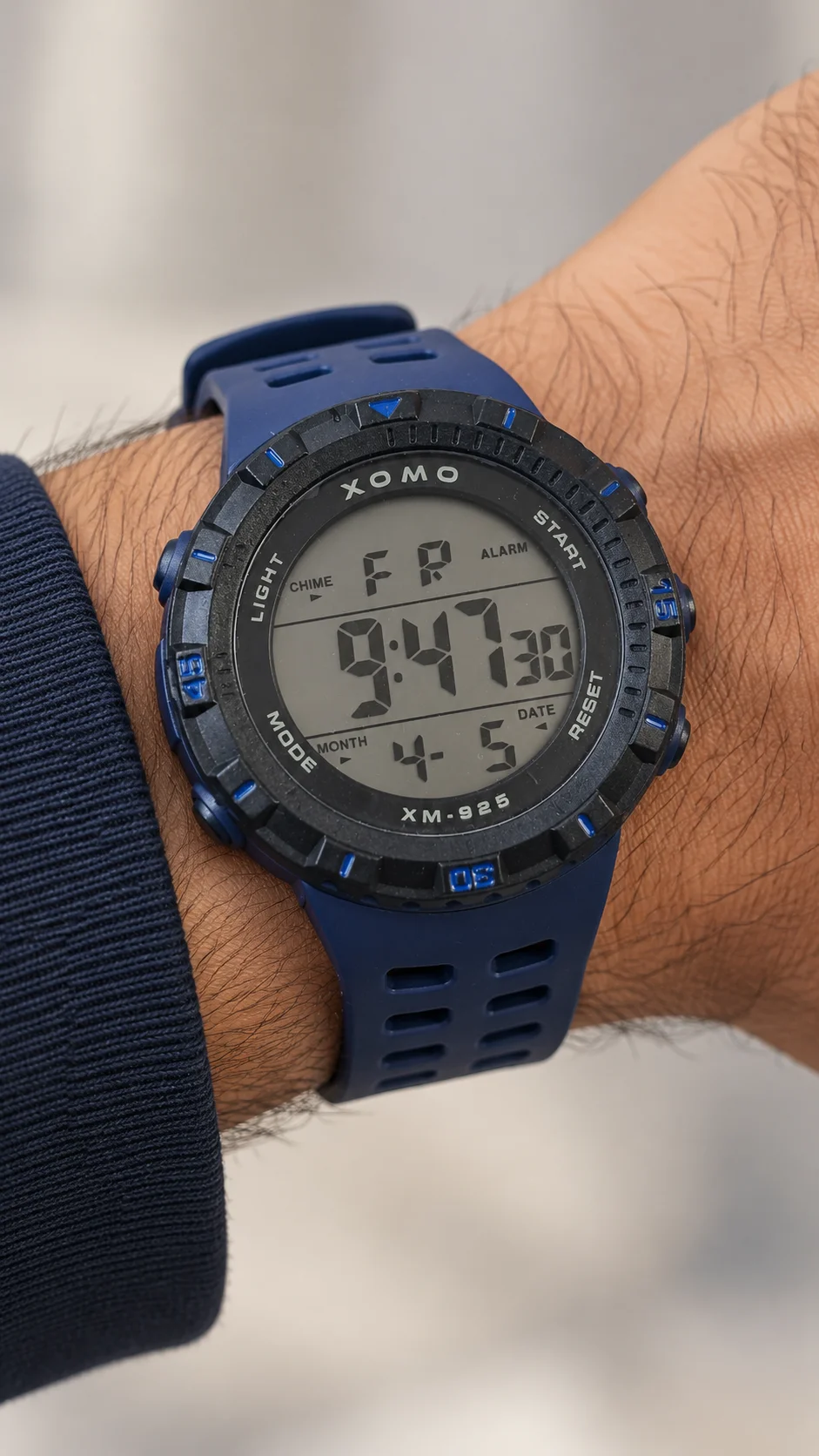 XOMO XM-925 Digital Watch — Navy — Navy, view 2