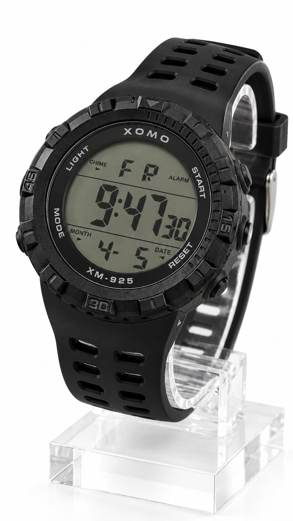 XOMO XM-925 Digital Watch — Black — Black