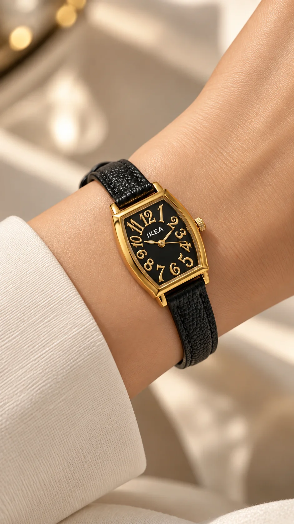 IKEA Tonneau Watch — Black — Black, view 3