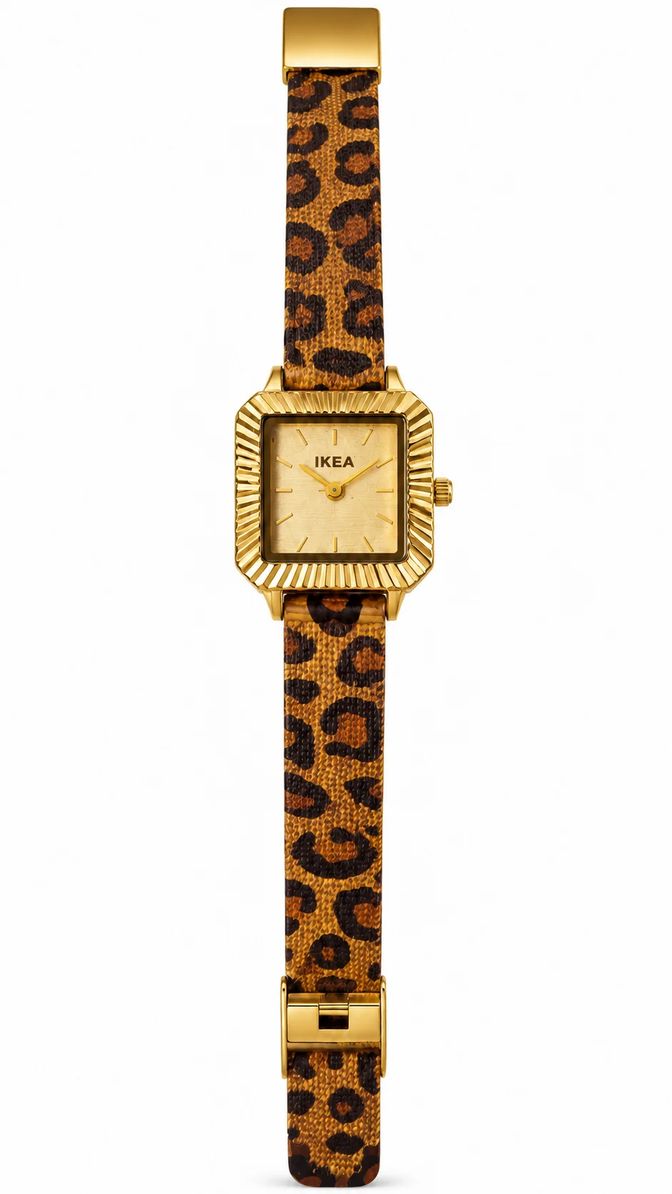 IKEA Fluted Square Watch — Leopard — Leopard