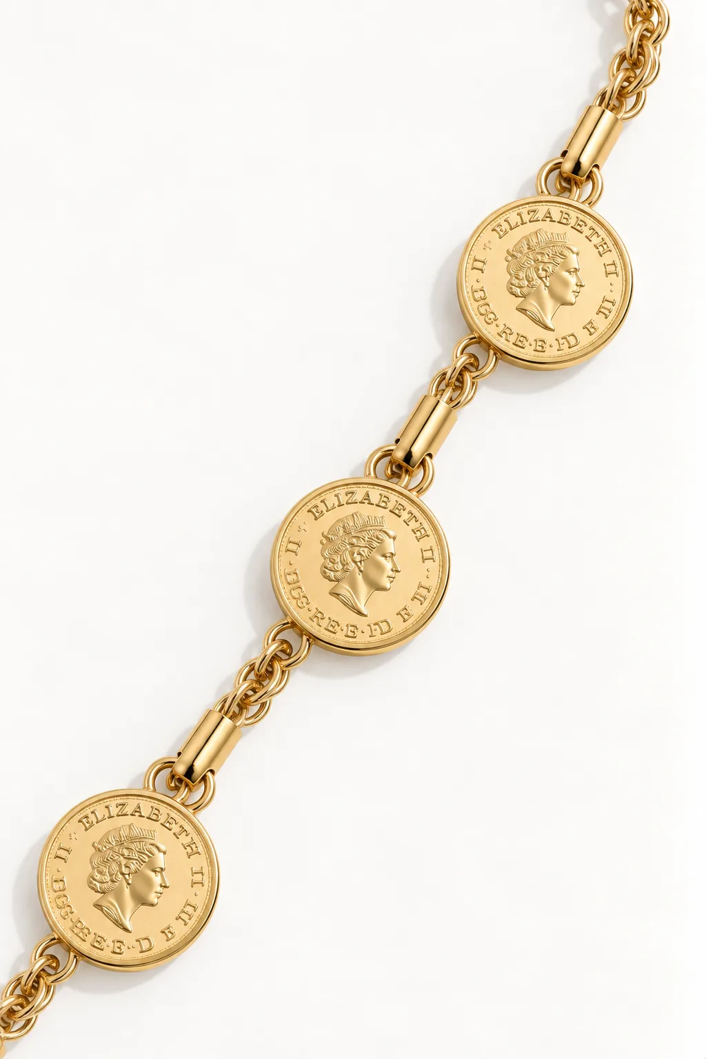 Coin Link Bracelet