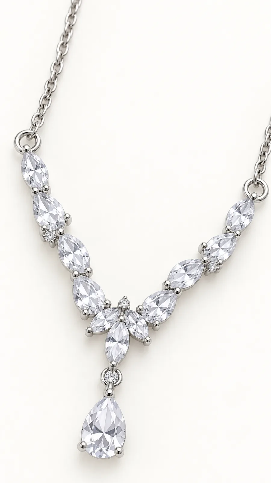 Teardrop Crystal Necklace