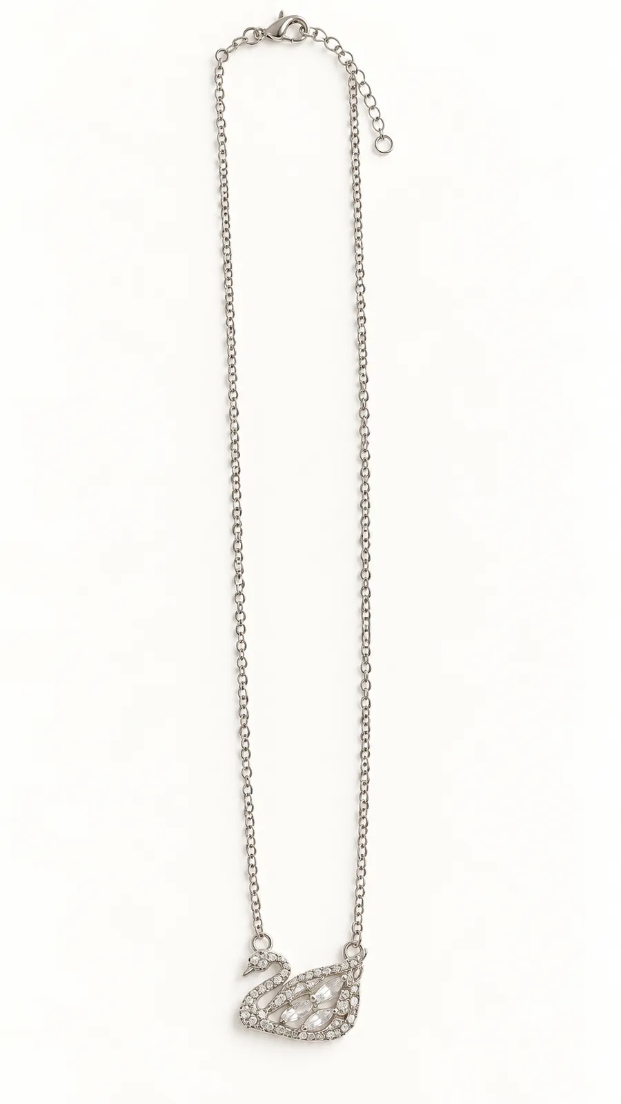 Fine Crystal Station Necklace