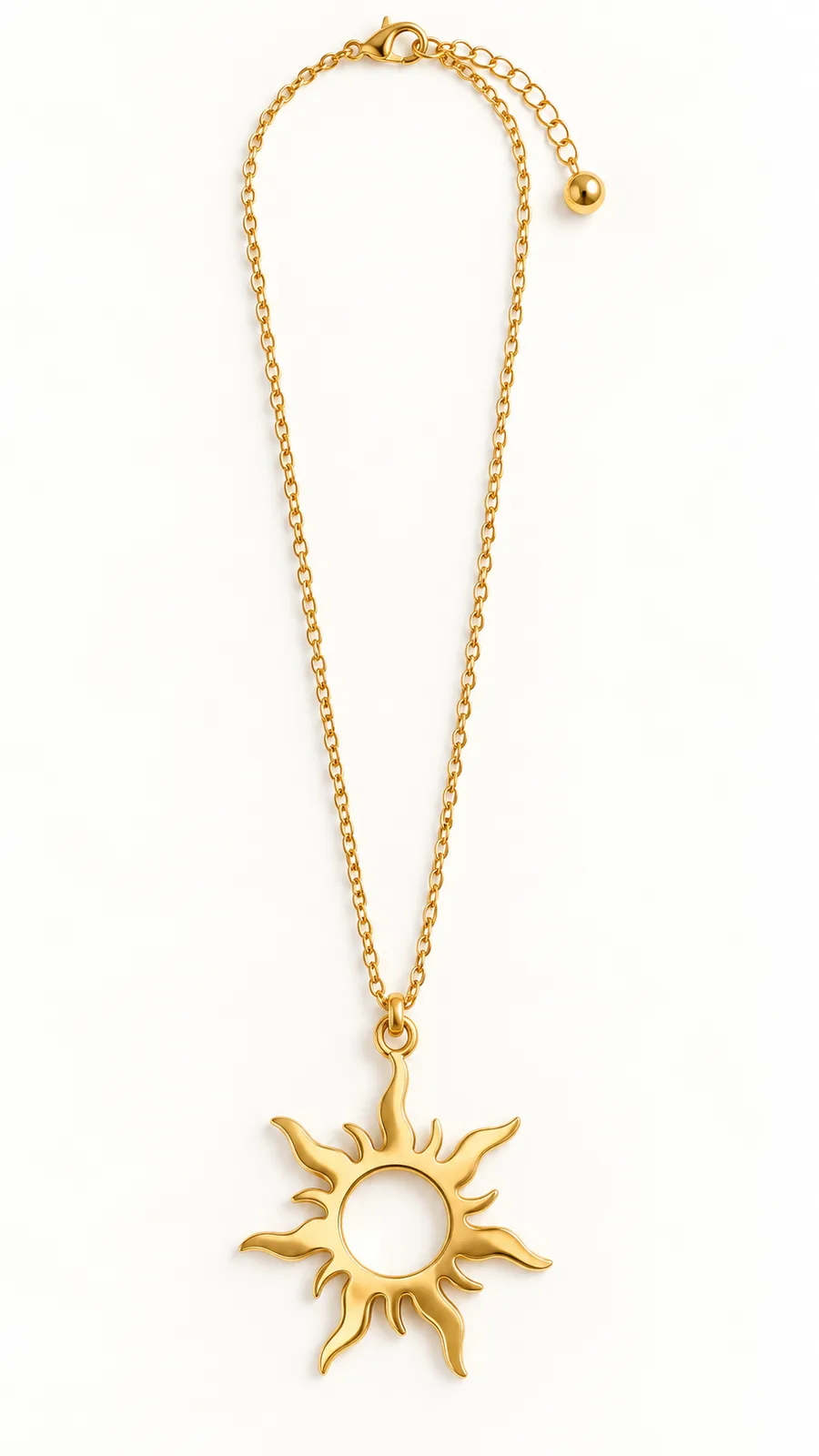 Sunburst Pendant Necklace — view 3