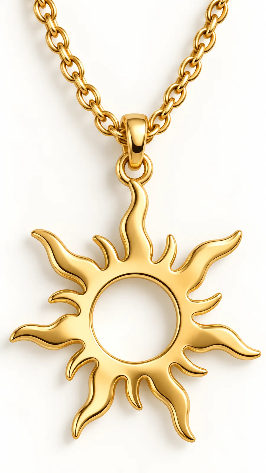 Sunburst Pendant Necklace