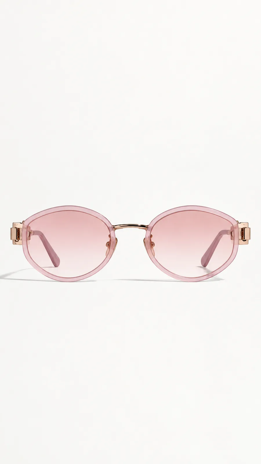 Oval Sunglasses — Rose