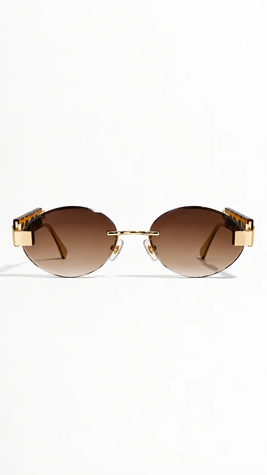 Oval Sunglasses — Tortoise Gradient
