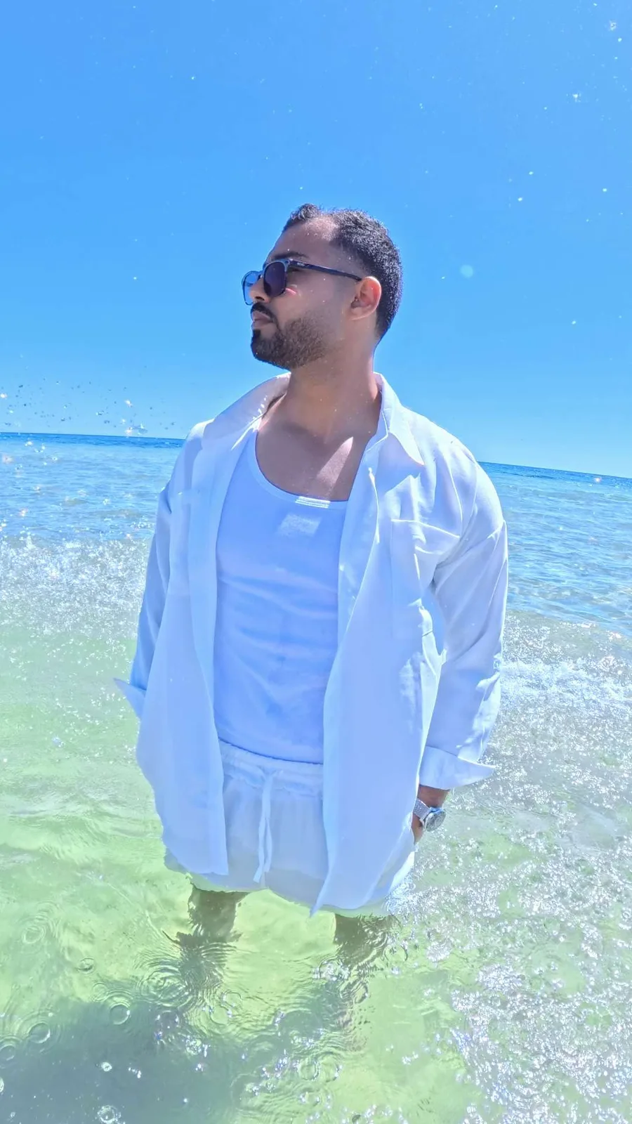 Summer Linen Set — White