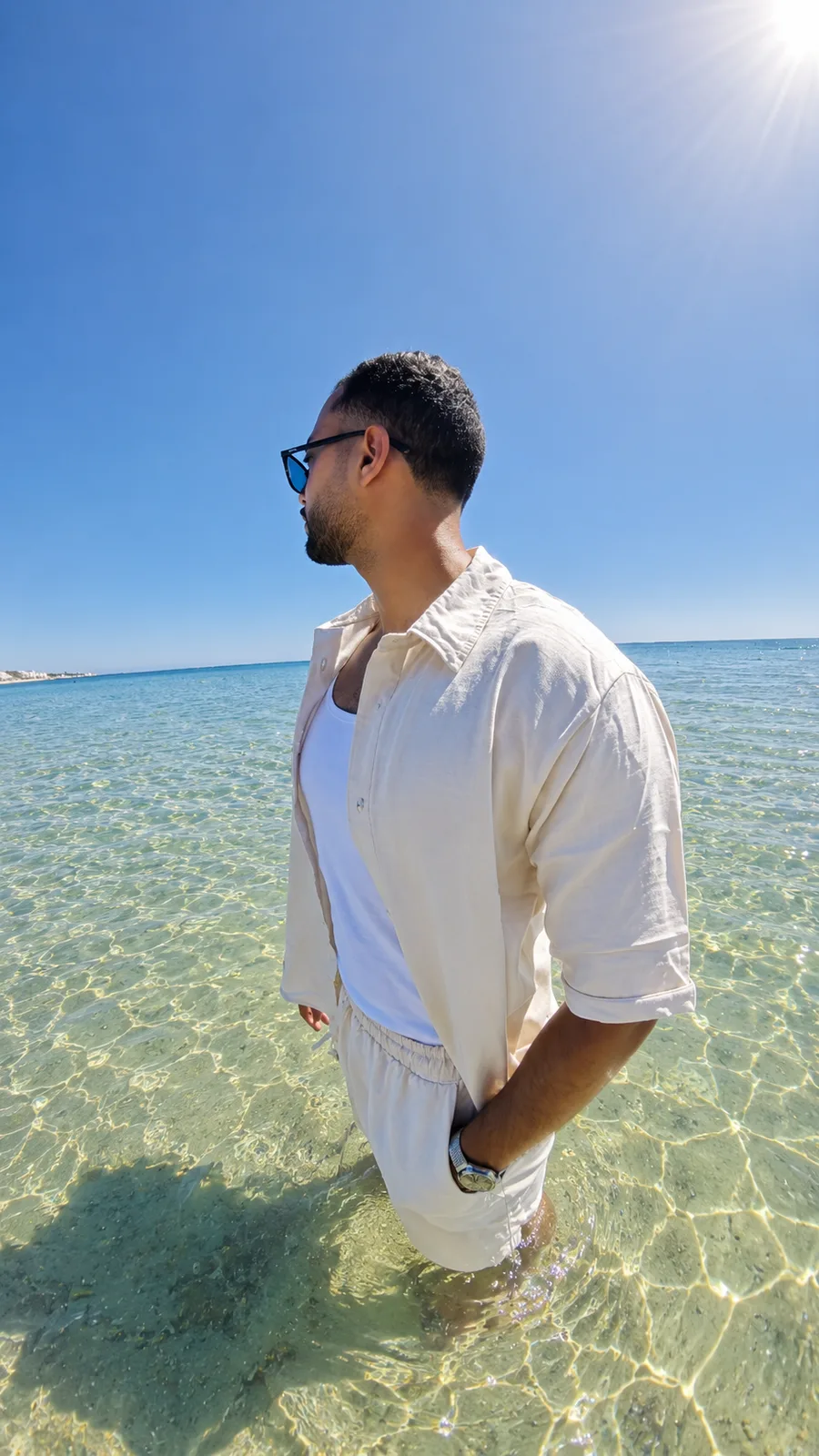 Summer Linen Set — Off-White