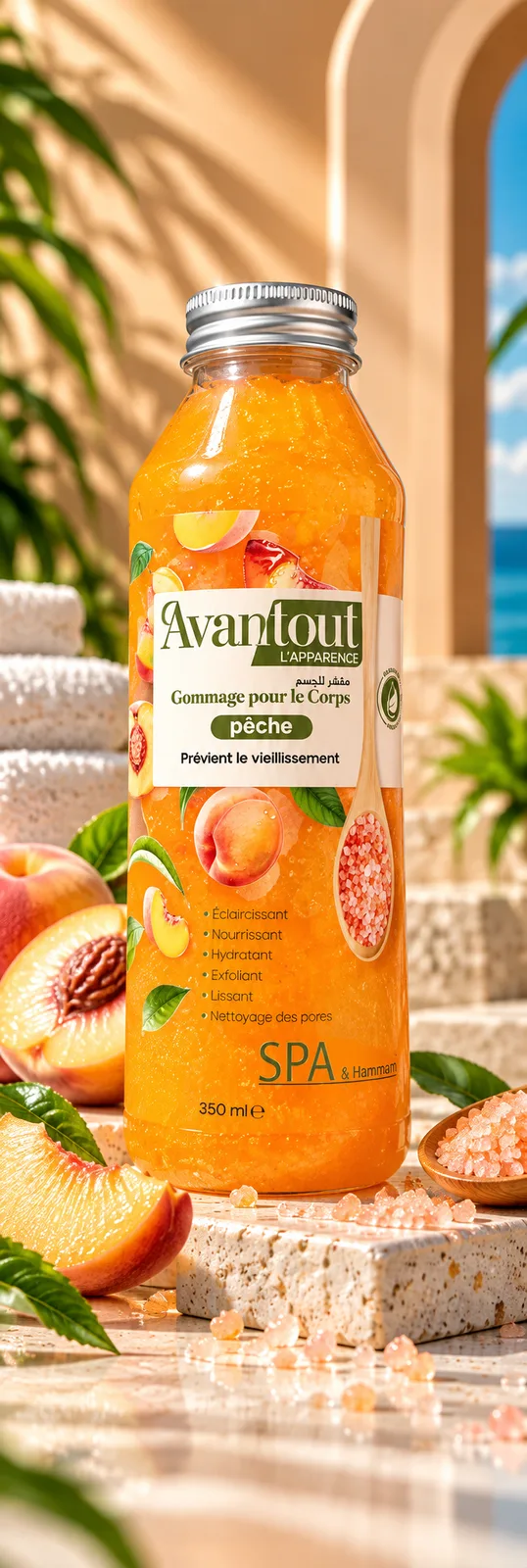 Avantout Body Scrub — Peach