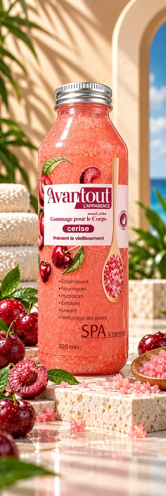 Avantout Body Scrub — Cherry